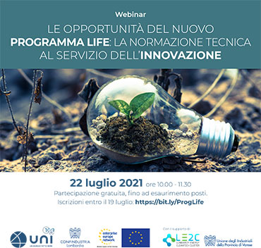 Le opportunità del nuovo programma LIFE: la normazione tecnica al ...